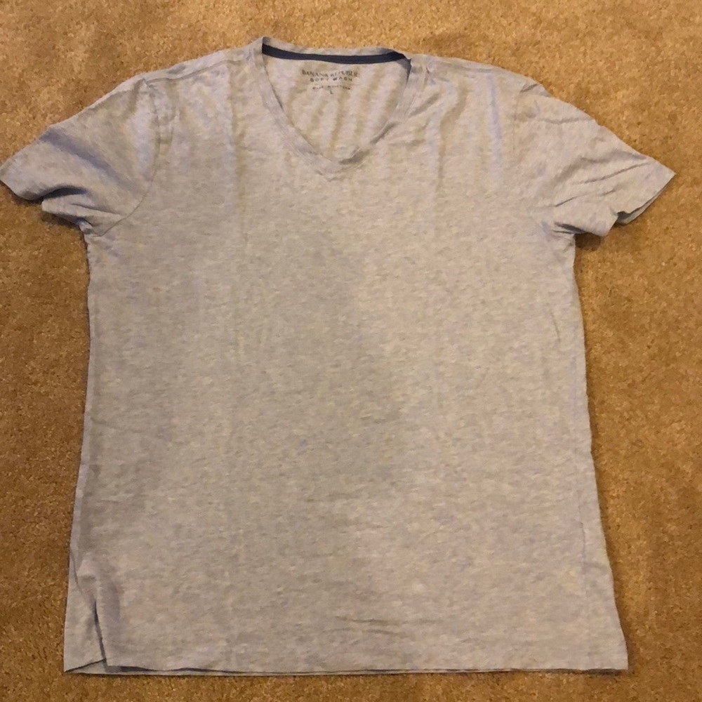 Soft tee heather blue